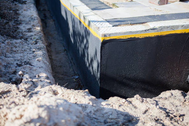 Professional Waterproofing technician working in Souderton, PA